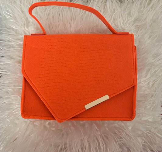 Klassy Orange Handbag
